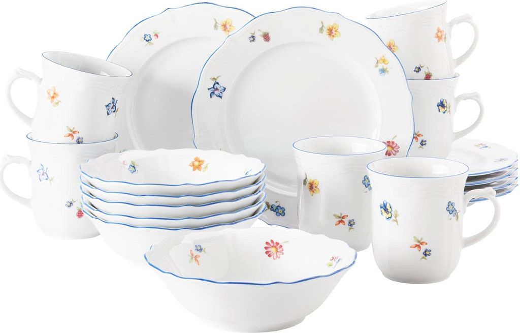 Seltmann Weiden Sonate Nostalgie Frühstücksset 18 Stück Produktbild 