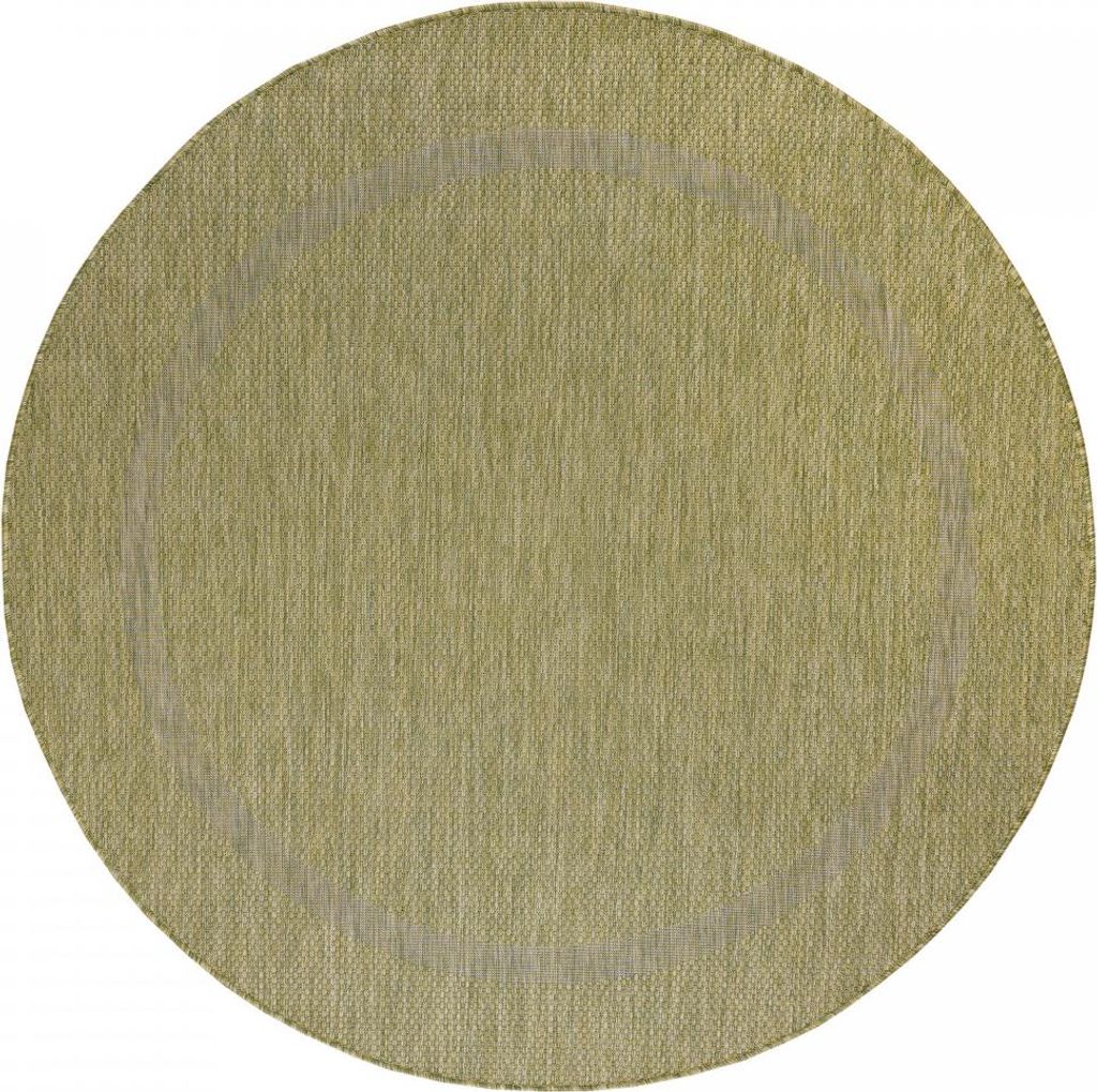 Outdoor Teppich RELAX Grün 200 cm Rund