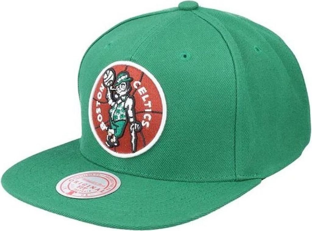 Mitchell & Ness Boston Celtics Green Team Ground 2.0 Snapback HWC Cap Kappe Basecap