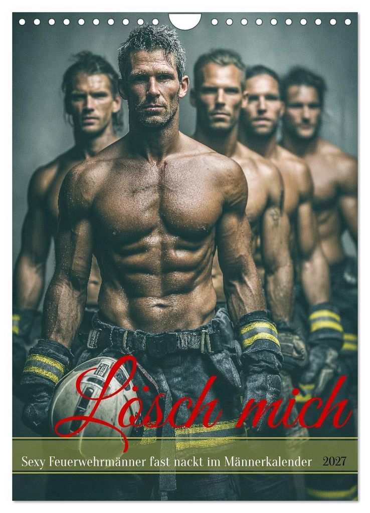 Lösch mich - Sexy Feuerwehrmänner fast nackt im Produktbild 