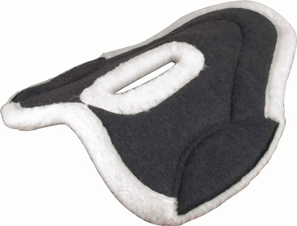 Demi-tapis en feutre T.de.t Athènes pour selle mixte et obstacle - Gris