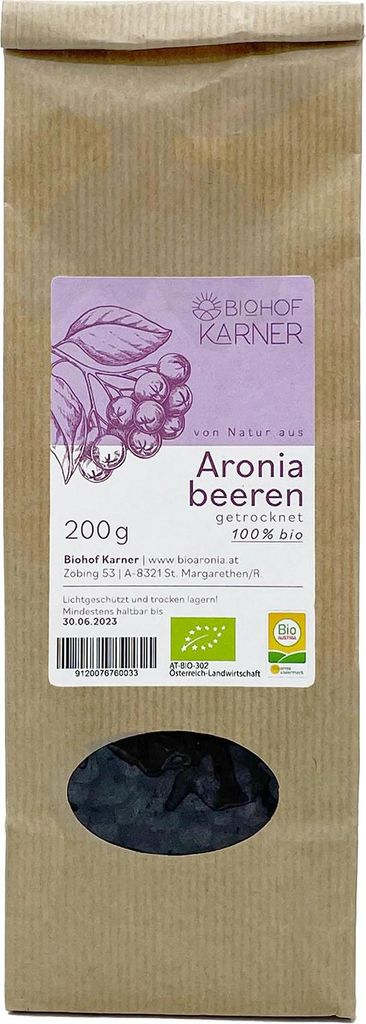 Aroniabeeren getrocknet 200g