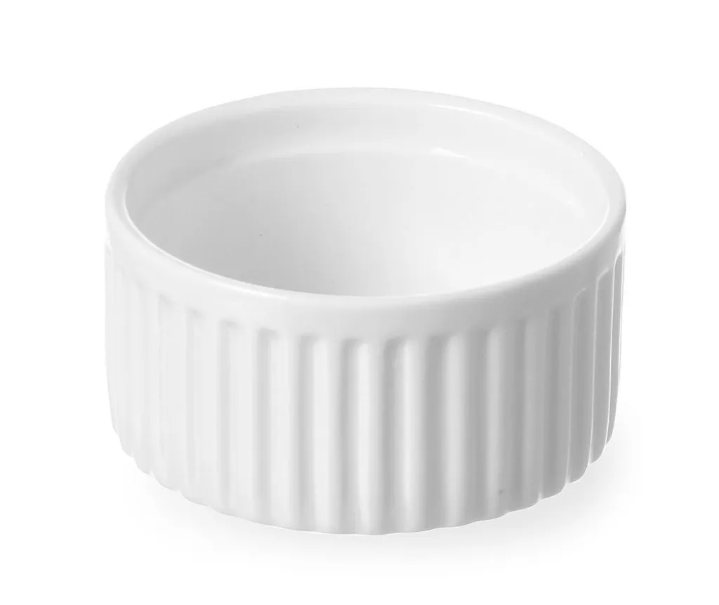 Ciotola Ramekin Hendi Ø12cm: Porcellana Bianca Design Minimalista