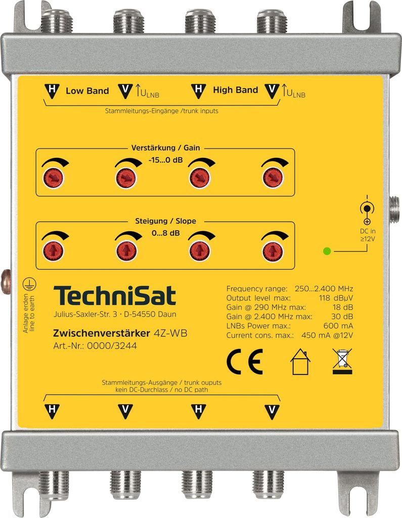 TechniSat Zwischenverstärker 4Z-WB | Produktbild 