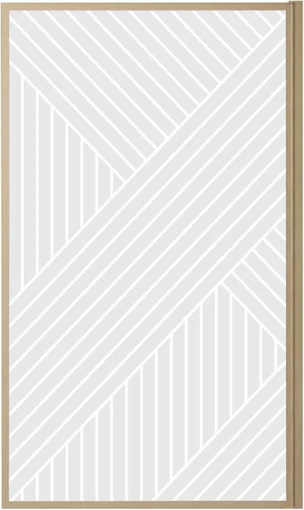 Pare-baignoire pivotant HINATA 140x80 cm - Verre 5 mm et Style Japandi
