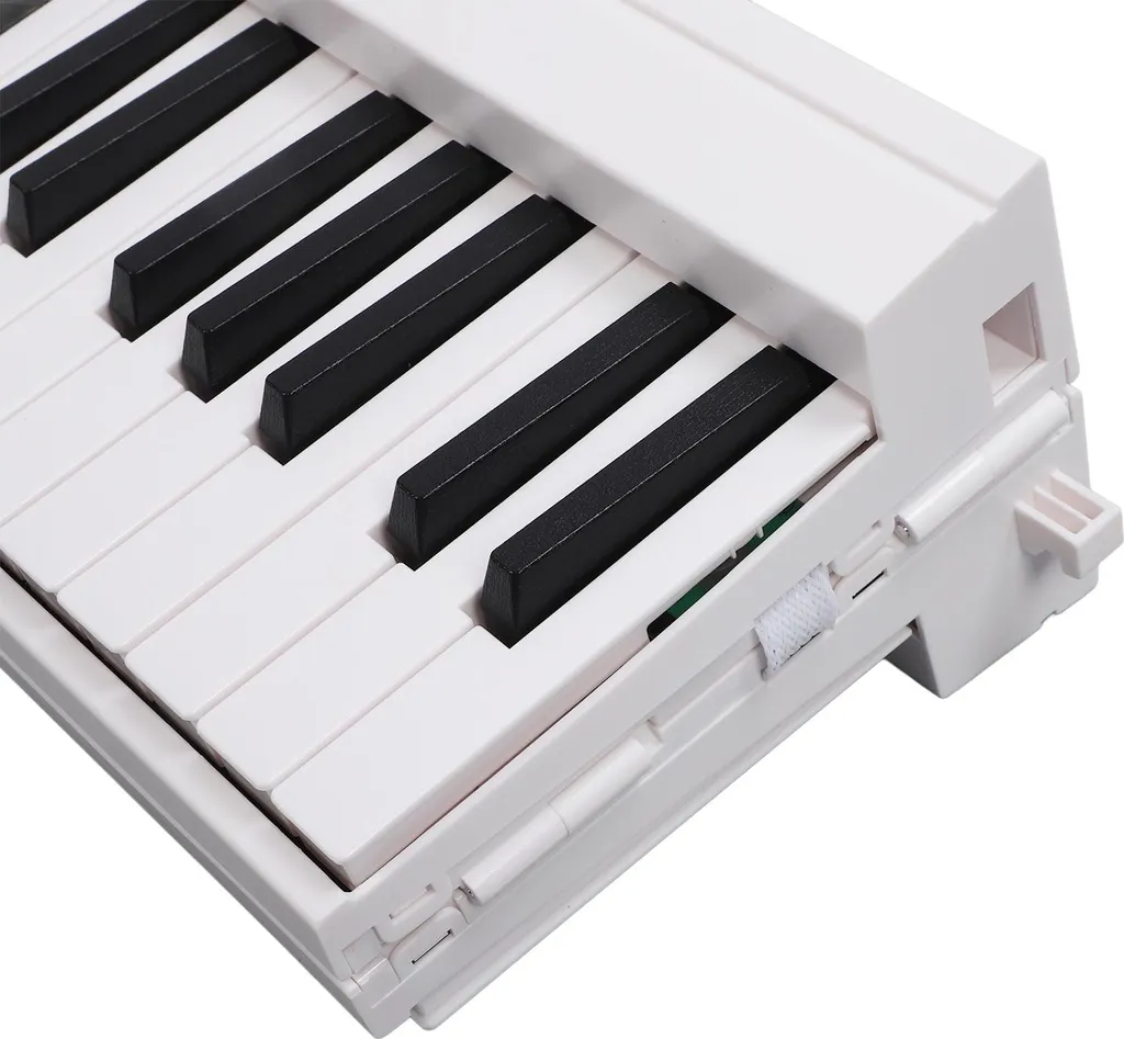 Piano 61 touches pleine taille blanc pour apprendre sans fil