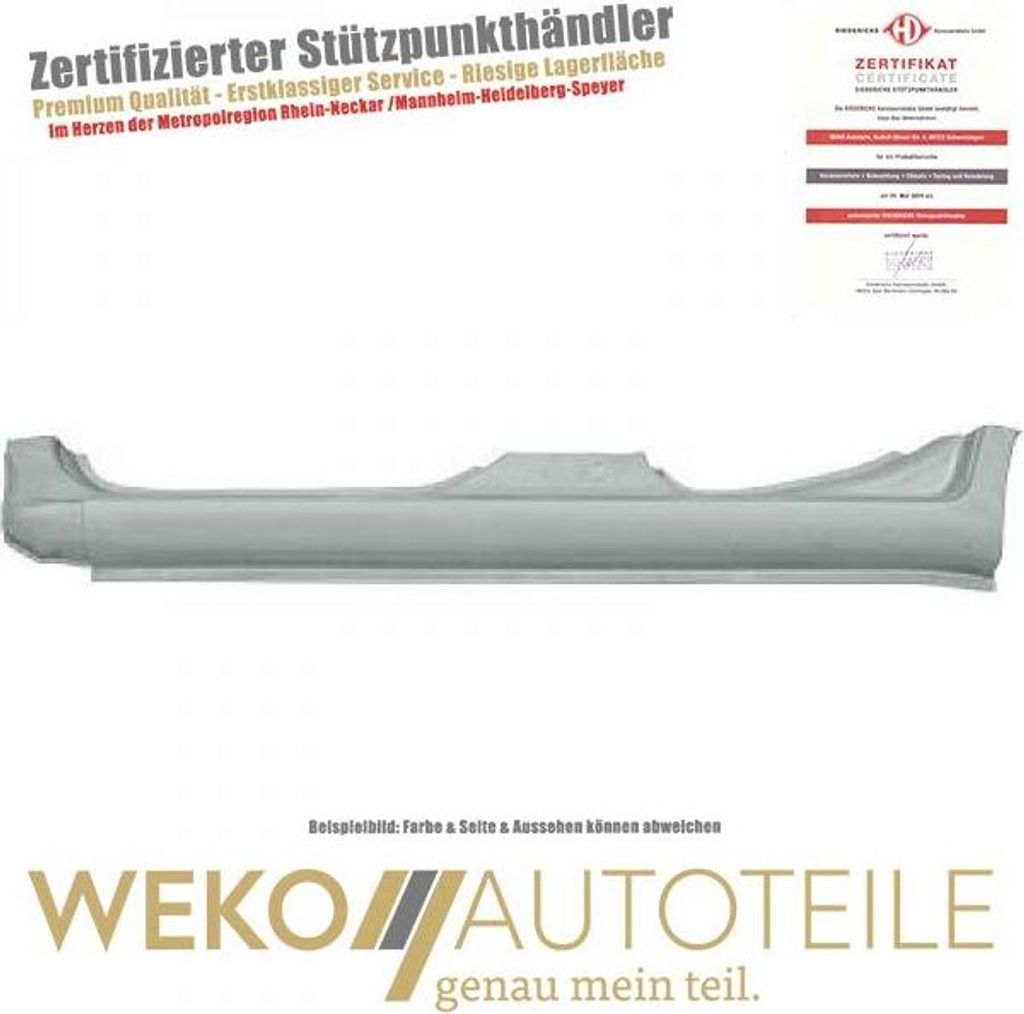 Einstiegblech links DIEDERICHS 9730041 passend für FIAT