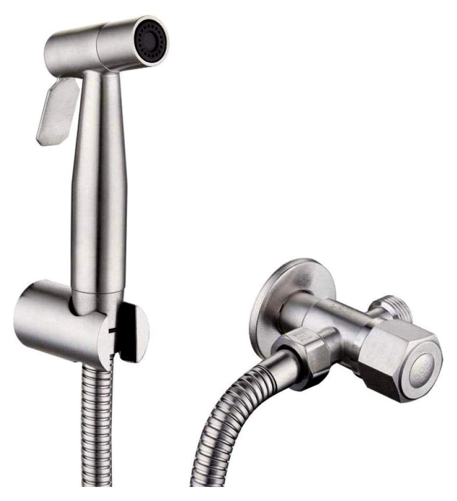 Handsprühgerät-Set – Edelstahl 304, Sprühpistolen-Set, Sprühkopf, Badezimmer-Set, Toiletten-Begleiter, Wandmontage