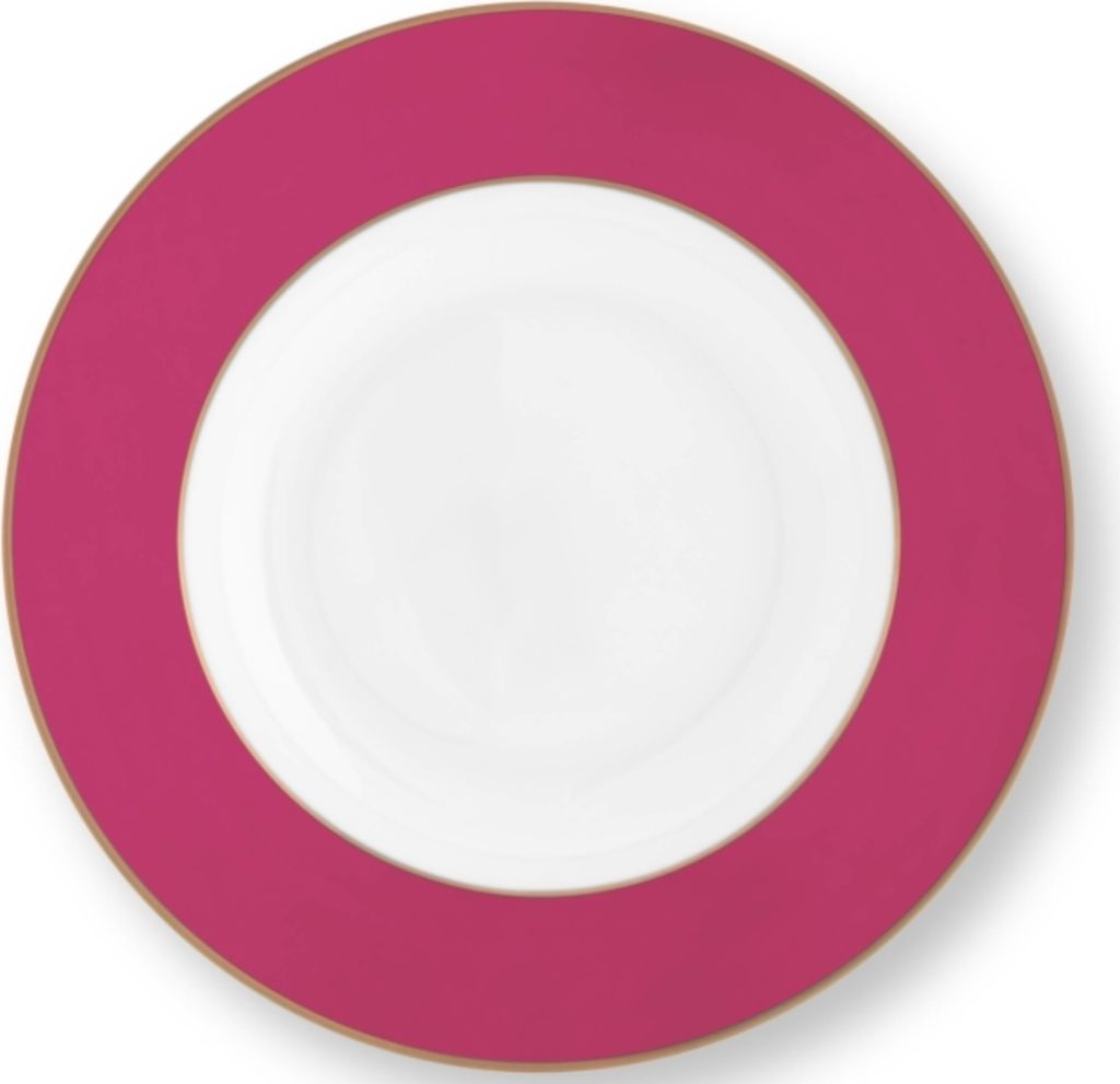 PIP STUDIO Chique Suppenteller gold-pink 23,5 cm