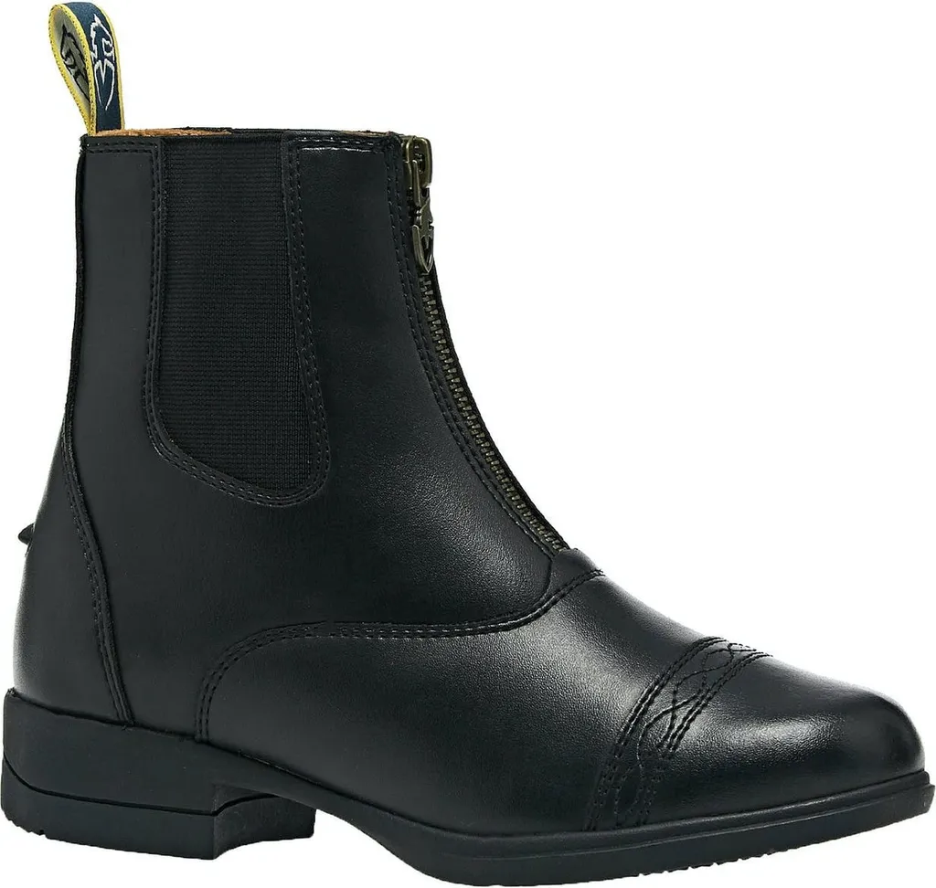 Bottes d'écurie pour femmes en cuir synthétique Moretta Clio Noir