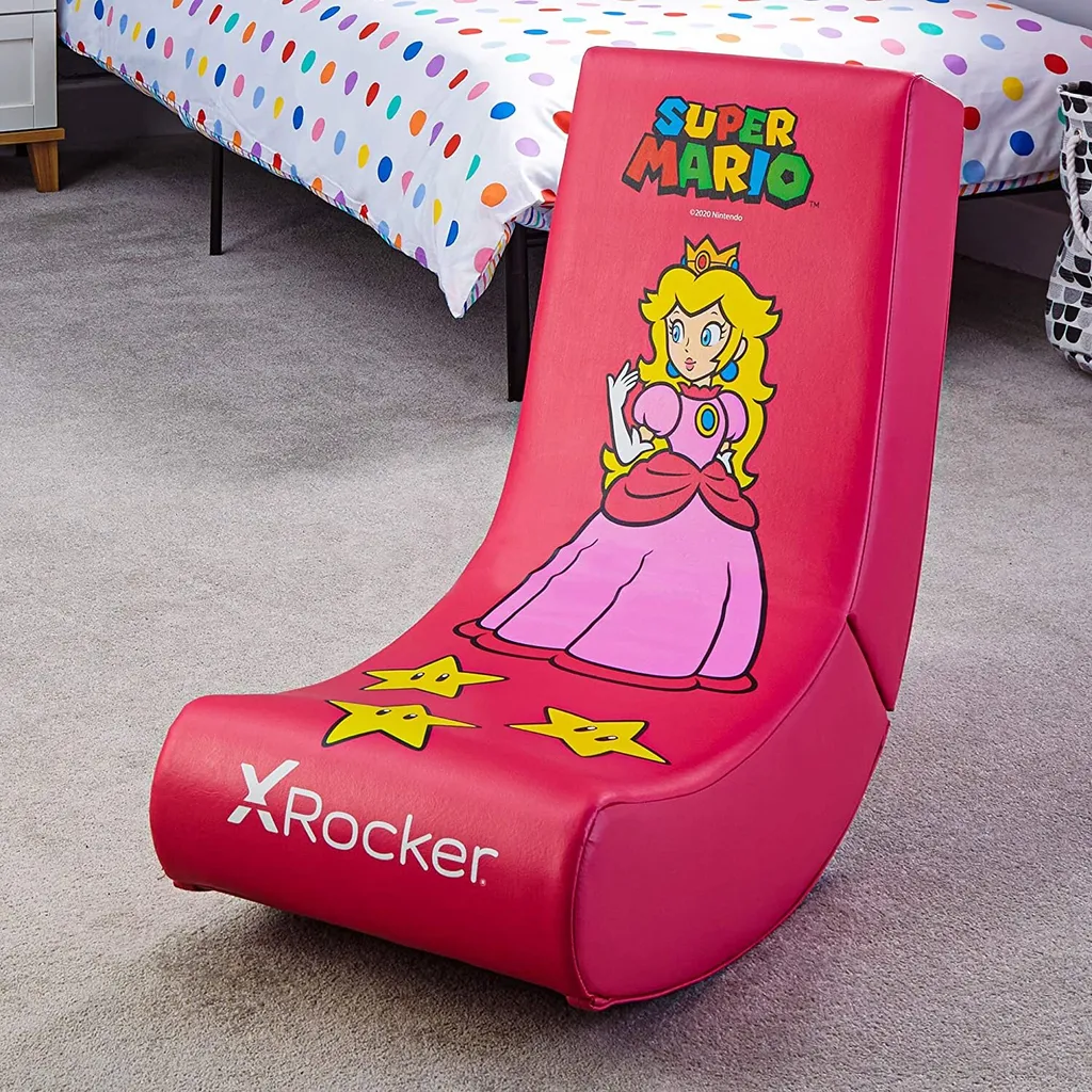 Fauteuil de Jeu Enfant Princesse Peach - Idéal Lecture et Console Switch - 9