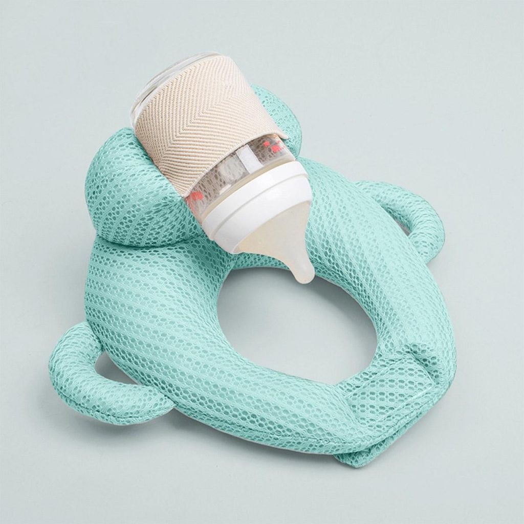 Stillkissen mit Flaschenhalter Ergonomische Freihandhilfe Produktbild 