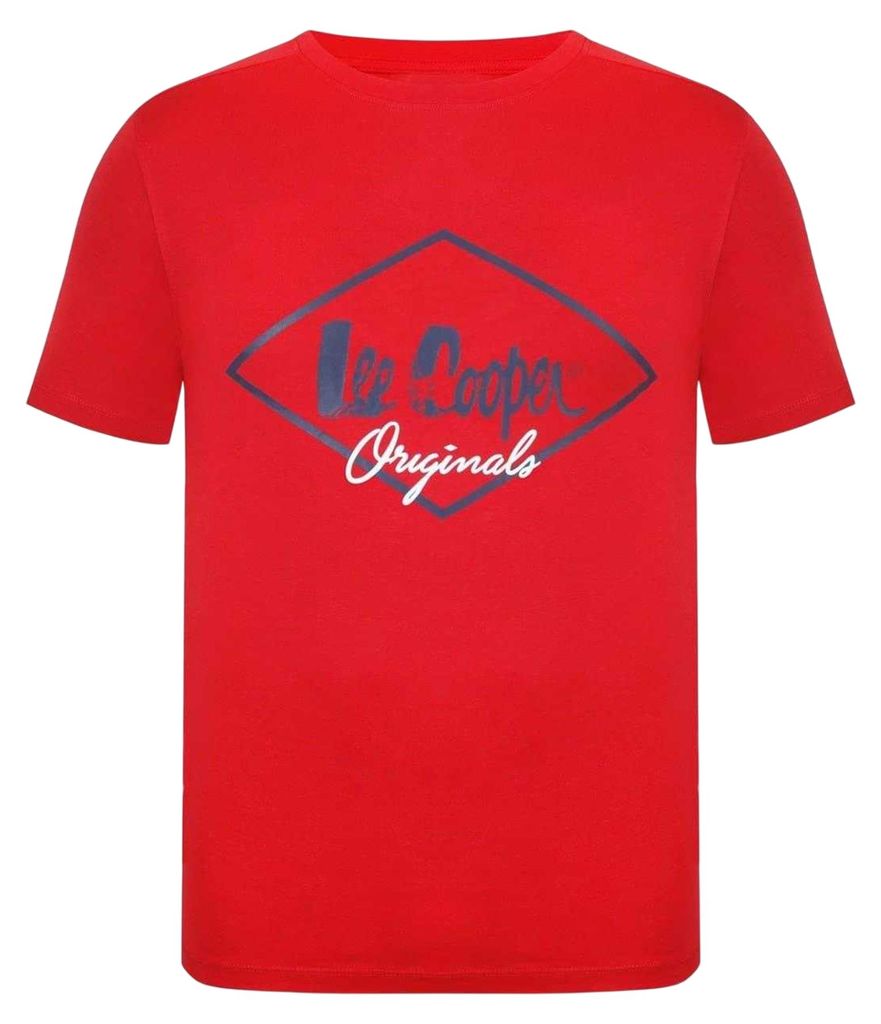Lee Cooper - "Originals" T-Shirt für Herren GT16856 (L) (Rot)