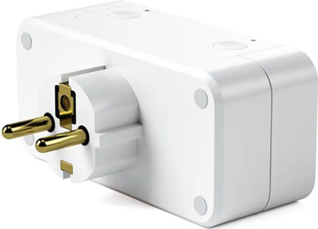 Satechi SmartPlug Duo Blanc : Prise Double Connectée pour Apple HomeKit