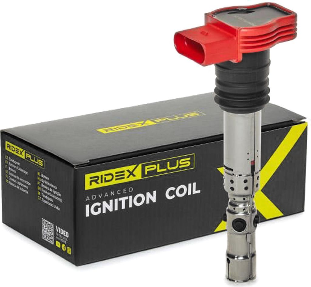 RIDEX PLUS 689C0025P Zündspule für AUDI A6 Avant (4F5, C6) A4 Avant (8ED, B7) A4 Avant (8E5, B6) A6 Avant (4B5, C5) A6 Limousine (4F2, C6) A4 Cabrio