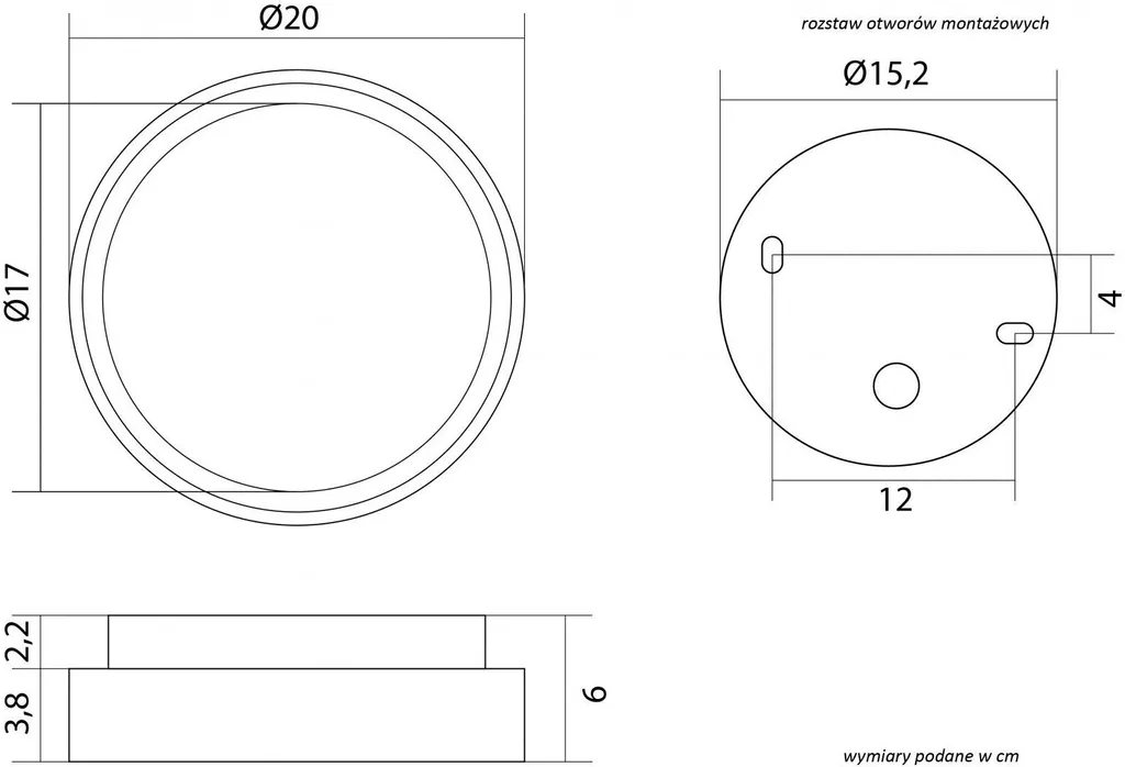 Solution éclairage extérieur IP65 : plafonnier LED 18W rond gris robuste
