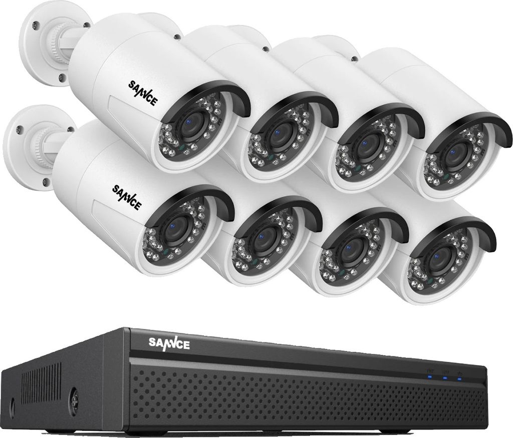 SANNCE kamerový systém, rozlišení 8MP, POE IP kamery, Obrázek produktu 
