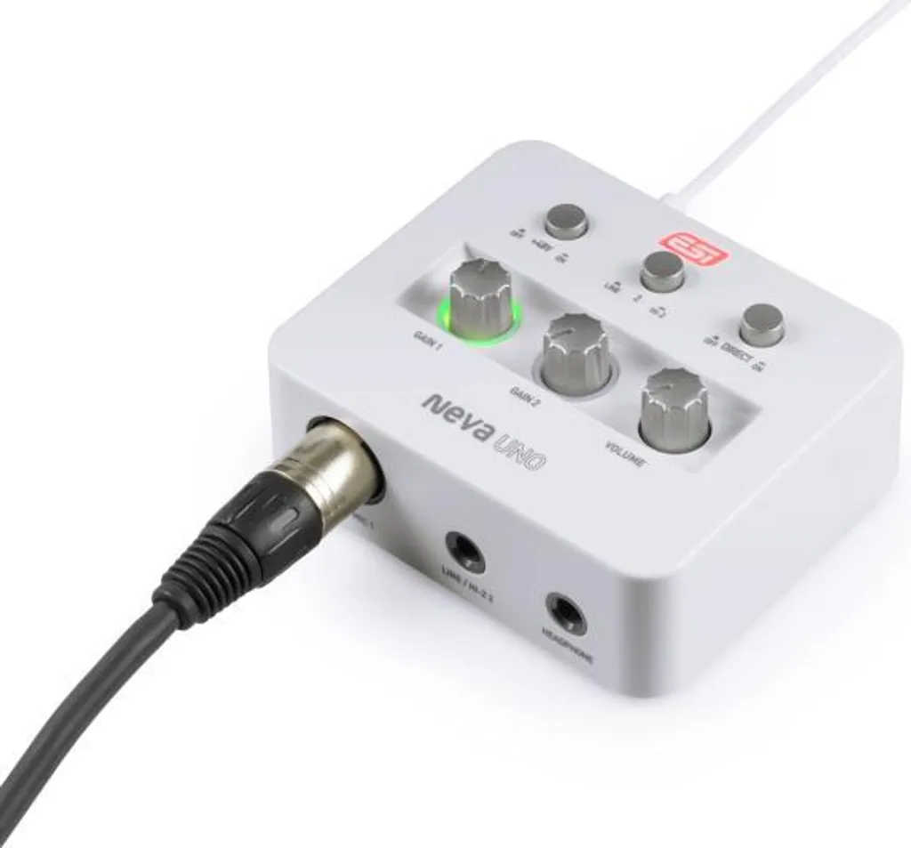 Interface audio USB ESI Neva Uno pour podcasting et streaming direct