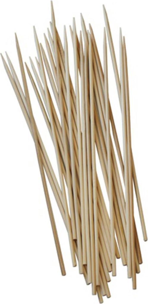 1000 Papstar Schaschlikspieße, Holz pure Ø 3 mm, 20 cm 16624