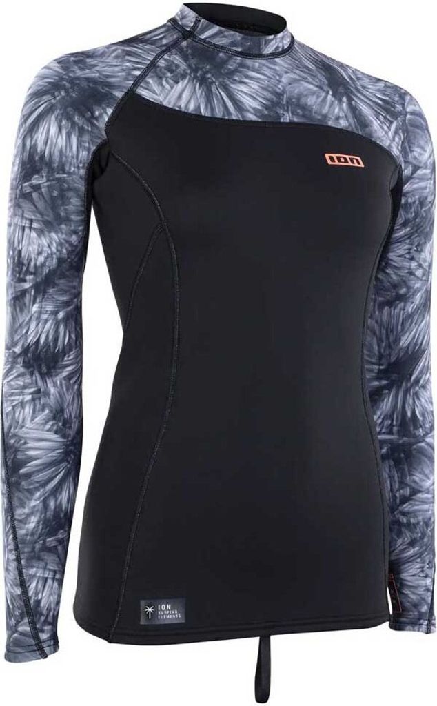 Ion Neo Top 2/2 Mm Damen-rashguard Mit Langen Ärmeln Schwarz L Schwarz L