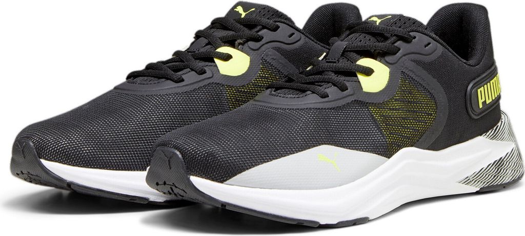 Puma Disperse XT 3 Hyperwave Trainingsschuhe Unisex ash grau gelb schwarz Gr 44