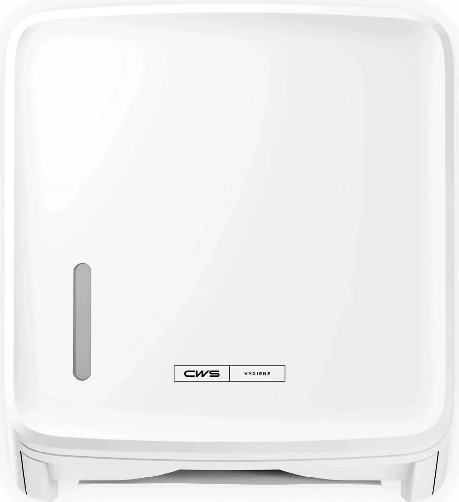 Distributeur papier plié CWS PureLine système anti-gaspillage Blanc