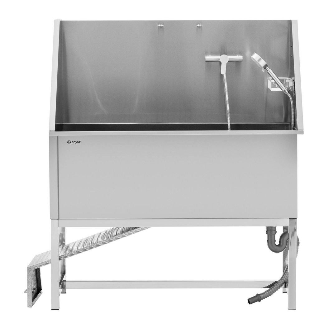 vaňa pre psov physa - nerezová oceľ - do 60 kg - s rampou Obrázok produktu 5