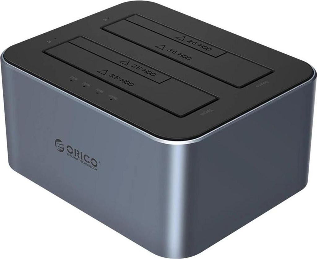 Orico 6626C3-C Dockingstation 2x SATA HDD SSD USB-C Klonfunktion