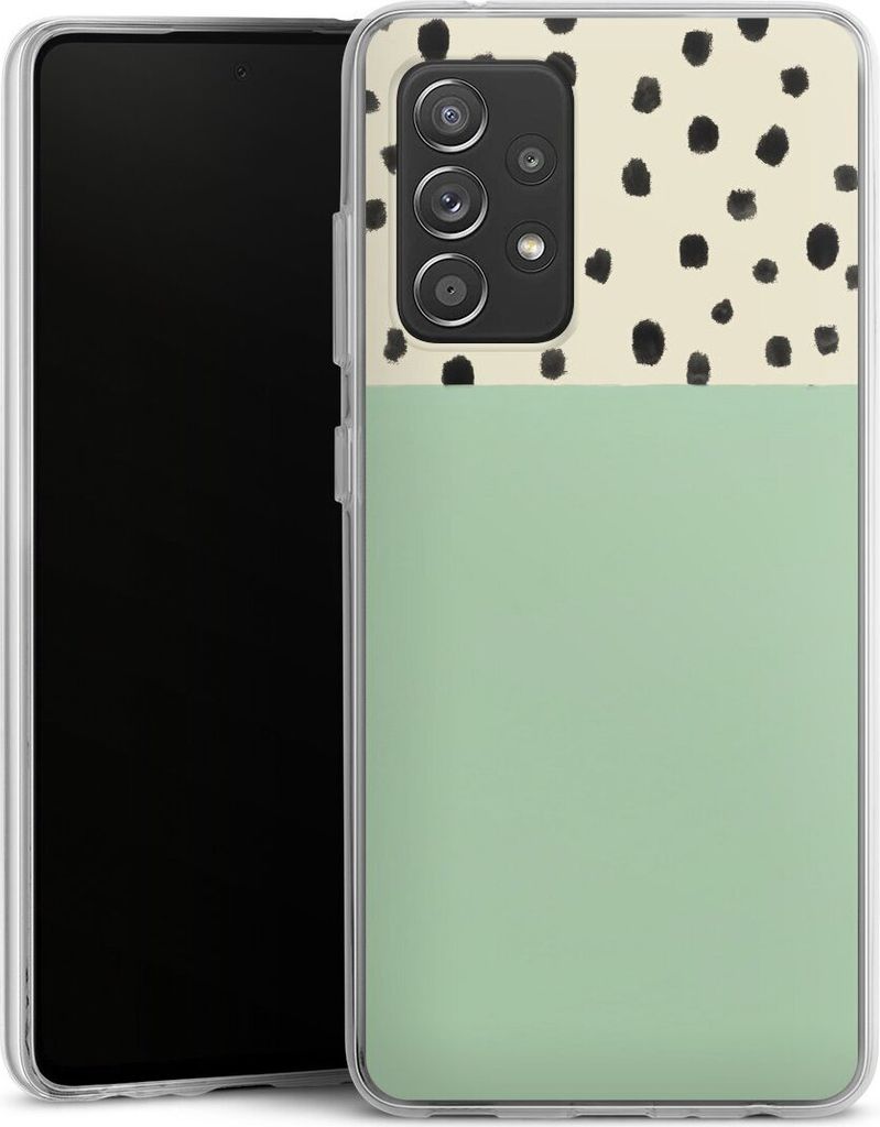 DeinDesign Handyhülle für Samsung Galaxy A52s 5G Silikon Hülle Case Smartphone Schutzhülle Abstrakt Boho Polka Dots
