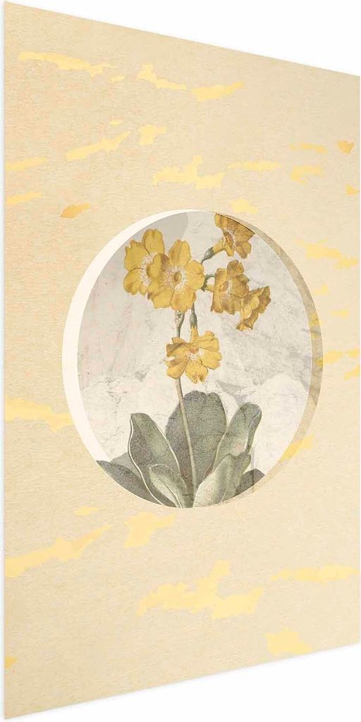 Posterpapier Poster - Flower in a Circle 60x90 cm Blumen b-A-0393-ao-a