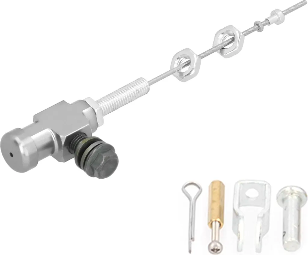 Asta Pompa Frizione Idraulica Moto Cross ATV M10 Argento