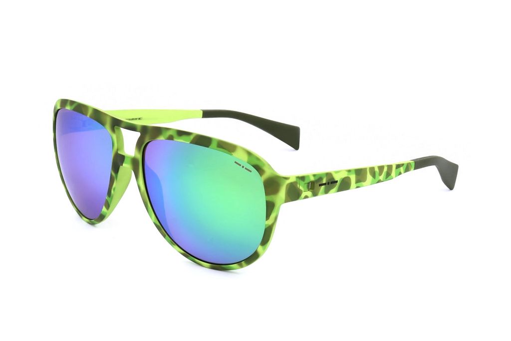 Italia Independent I I SPORT STYLE MOD. 0117 037 HAVANA VERDE CHIARO 57/15/135 Herren-Sonnenbrille