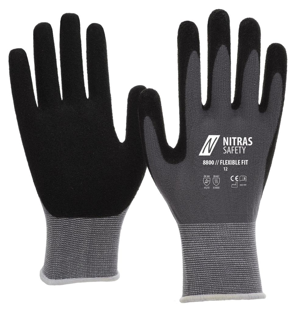 NITRAS Flexible Fit 8800 Arbeitshandschuhe  144 Paar Gr. 9 Produktbild 