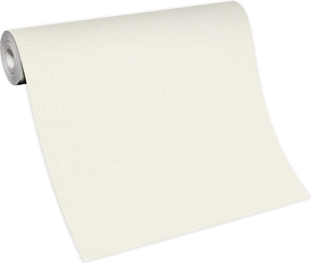 Erismann Vliestapete 10262-01 Casual Chic, Uni weiß, 10,05 Produktbild 