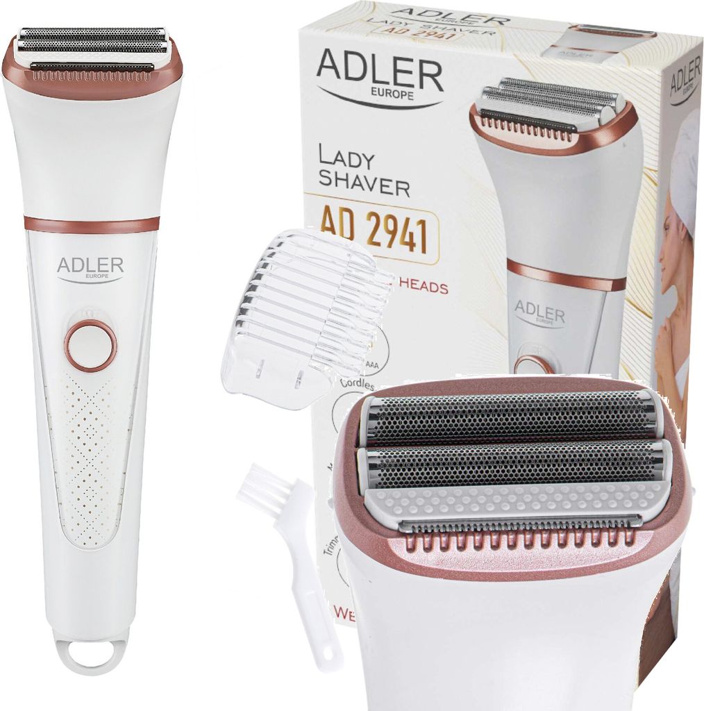 Adler AD 2941, Folienschaber, 2 Kopf/Köpfe, Weiß, Kabellos, Produktbild 