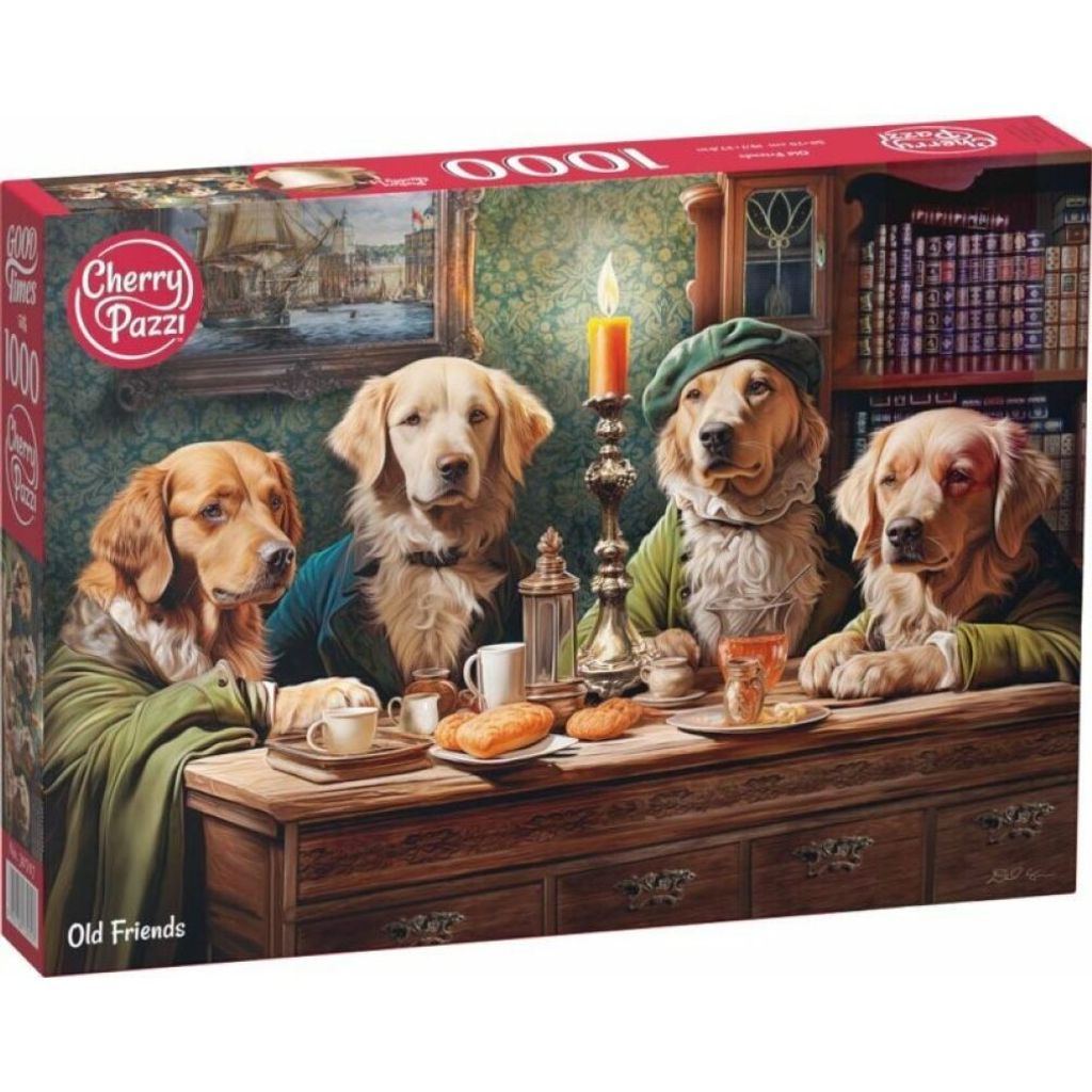 CHERRY PAZZI Puzzle Vecchi Amici 1000 pezzi Immagine del prodotto 