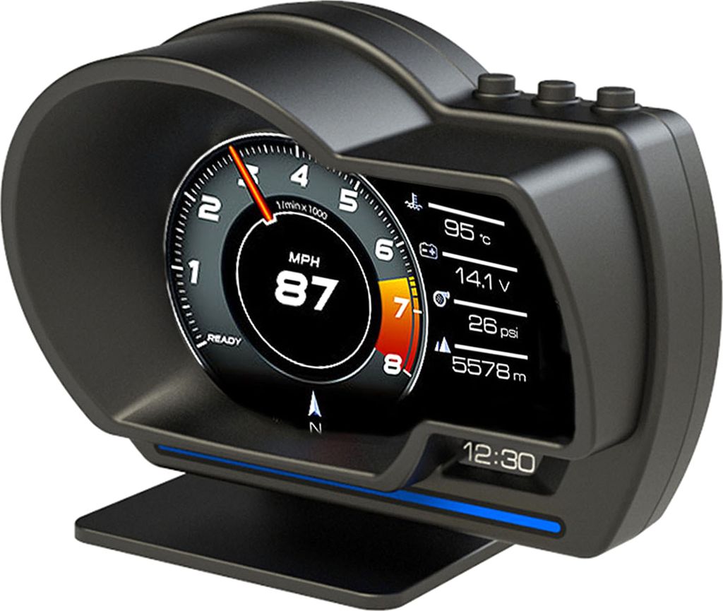 Auto Head-Up Display, OBDⅡ+GPS Smart Gauge – Produktbild 