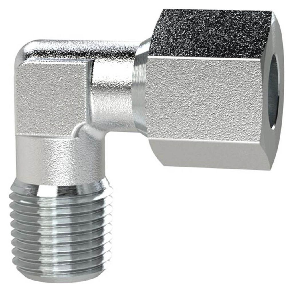 Riegler Winkel-Einschraubverschraubung, NPT 1/8 a., Rohr-Ø Produktbild 