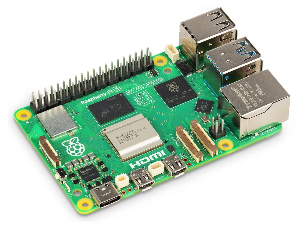 Raspberry Pi 5B 8GB haute performance avec CPU 2.4GHz et USB 3.0 rapide