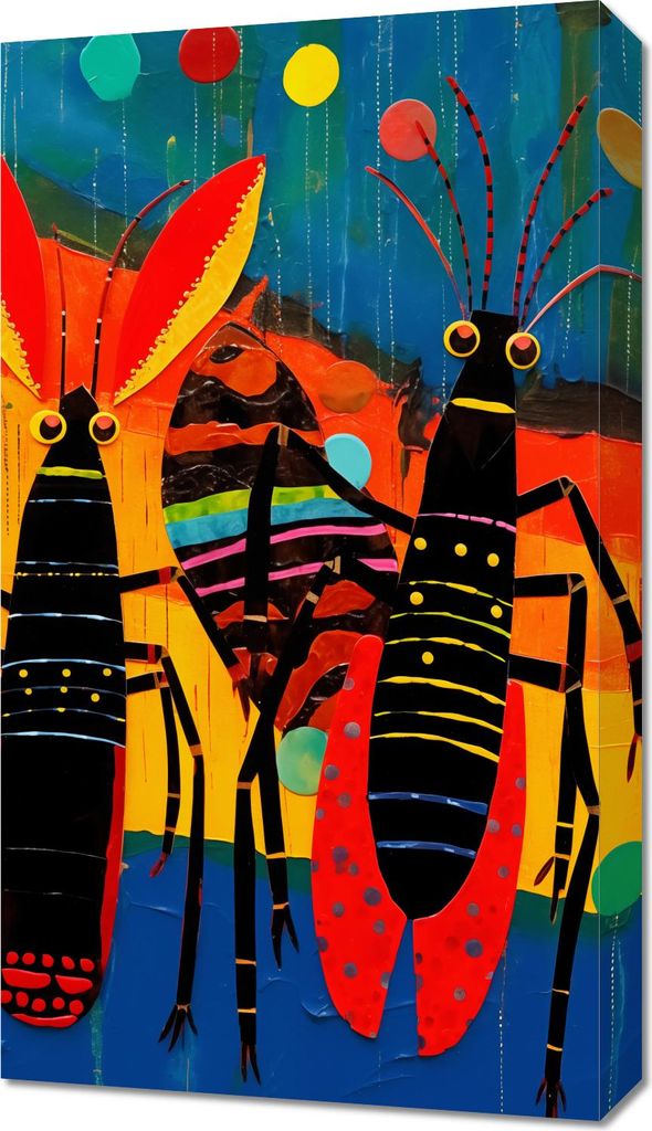 Bild 40x70cm Tanzende Rhythmen