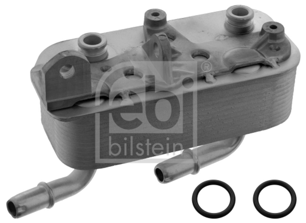 FEBI BILSTEIN Ölkühler Automatikgetriebe 100132 für BMW 5 Limousine (E39) Aluminium