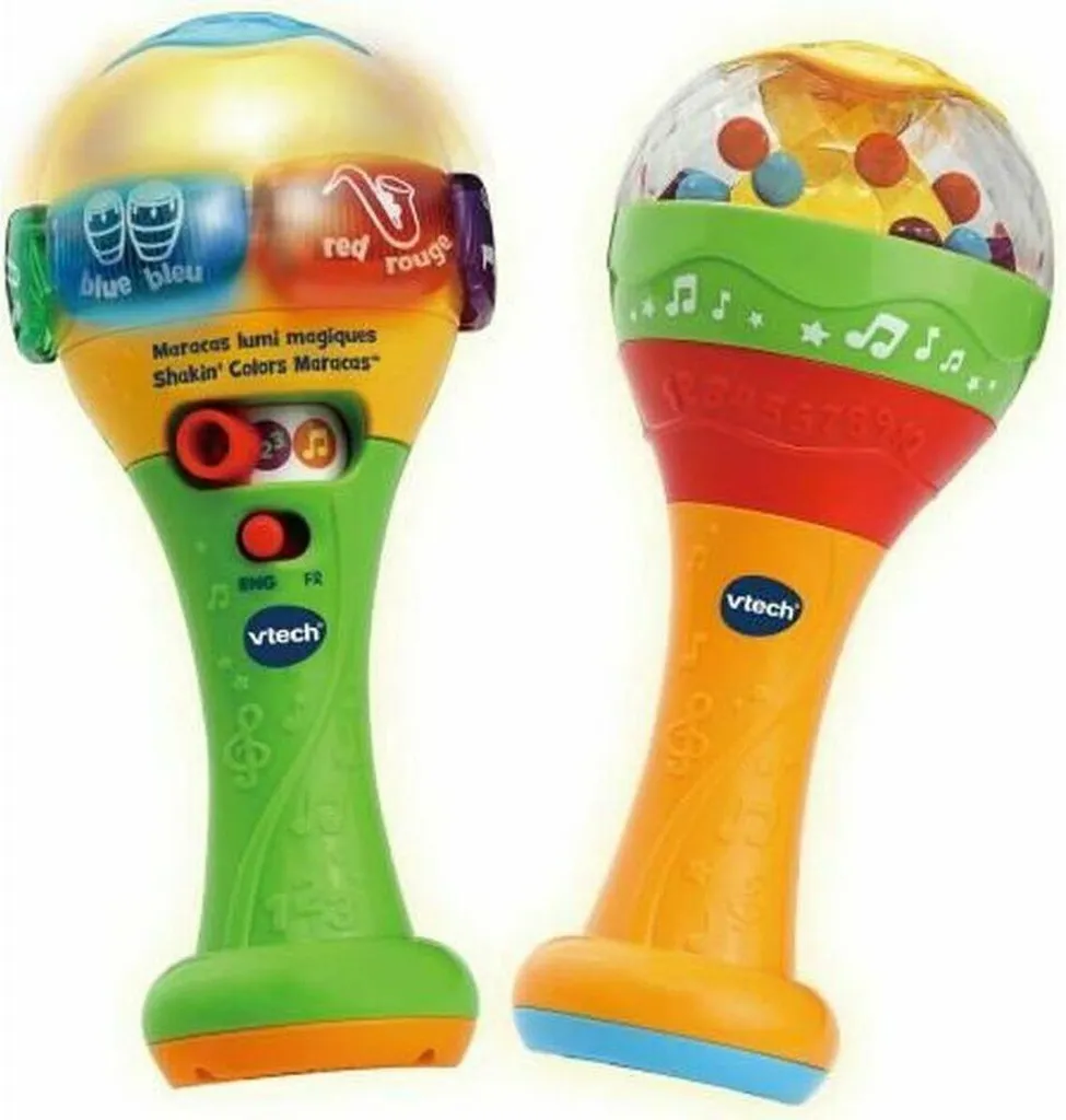 Maracas Vtech Baby Lumineuses : Hochet Musical et Coloré pour Bébé