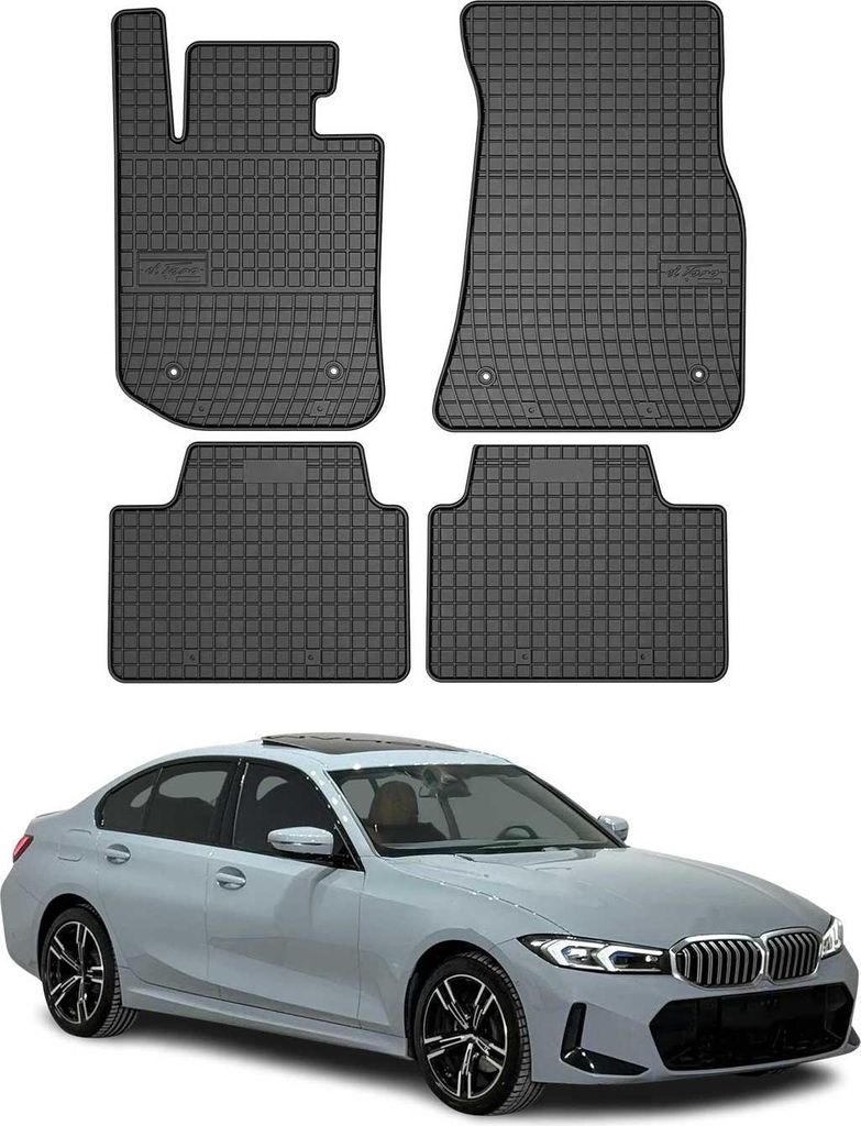 2019-2025 BMW 3er Limo Touring G20 G21 Fußmatten Gummi Produktbild 