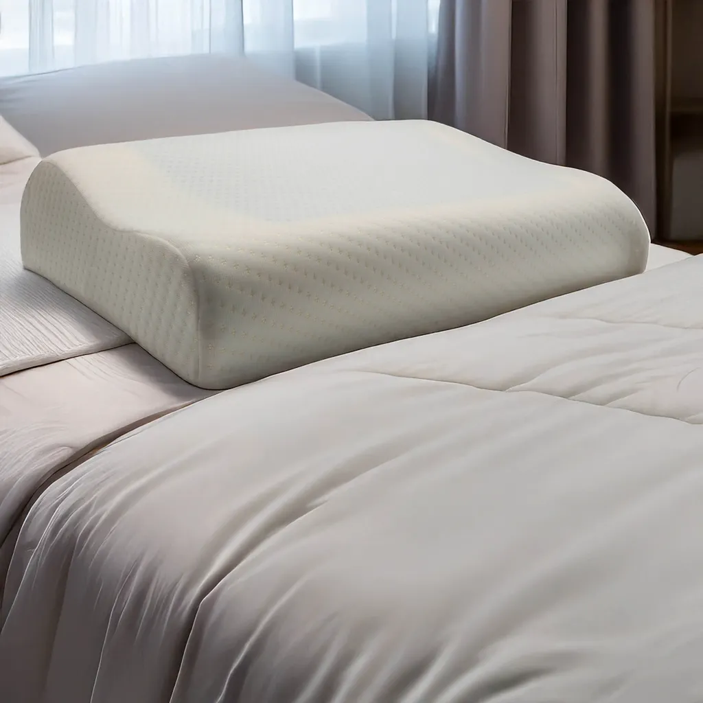 Coussin Cervical Ergonomique et Fraîcheur Active pour un Sommeil Profond - 2
