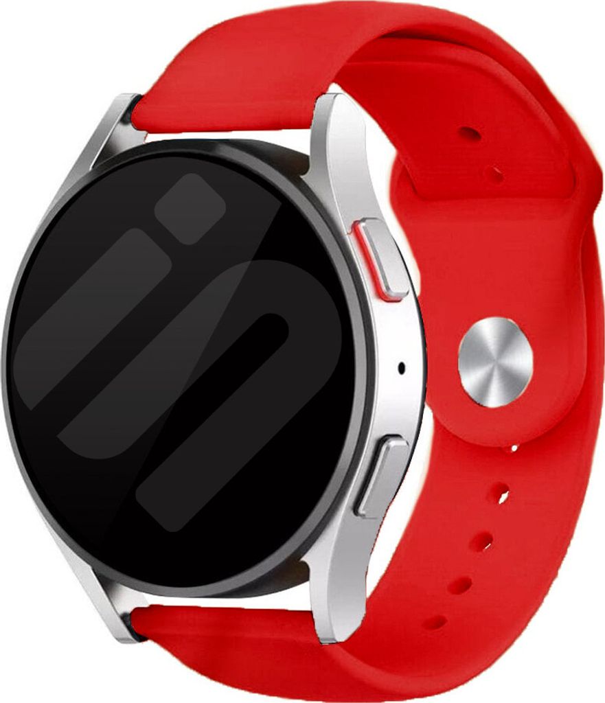 Strap-it Samsung Galaxy Watch 6 Classic 47mm sport Armband (Rot)