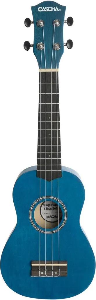 Ukulélé Soprano bleu avec méthode d'apprentissage multilingue et accessoires - 3