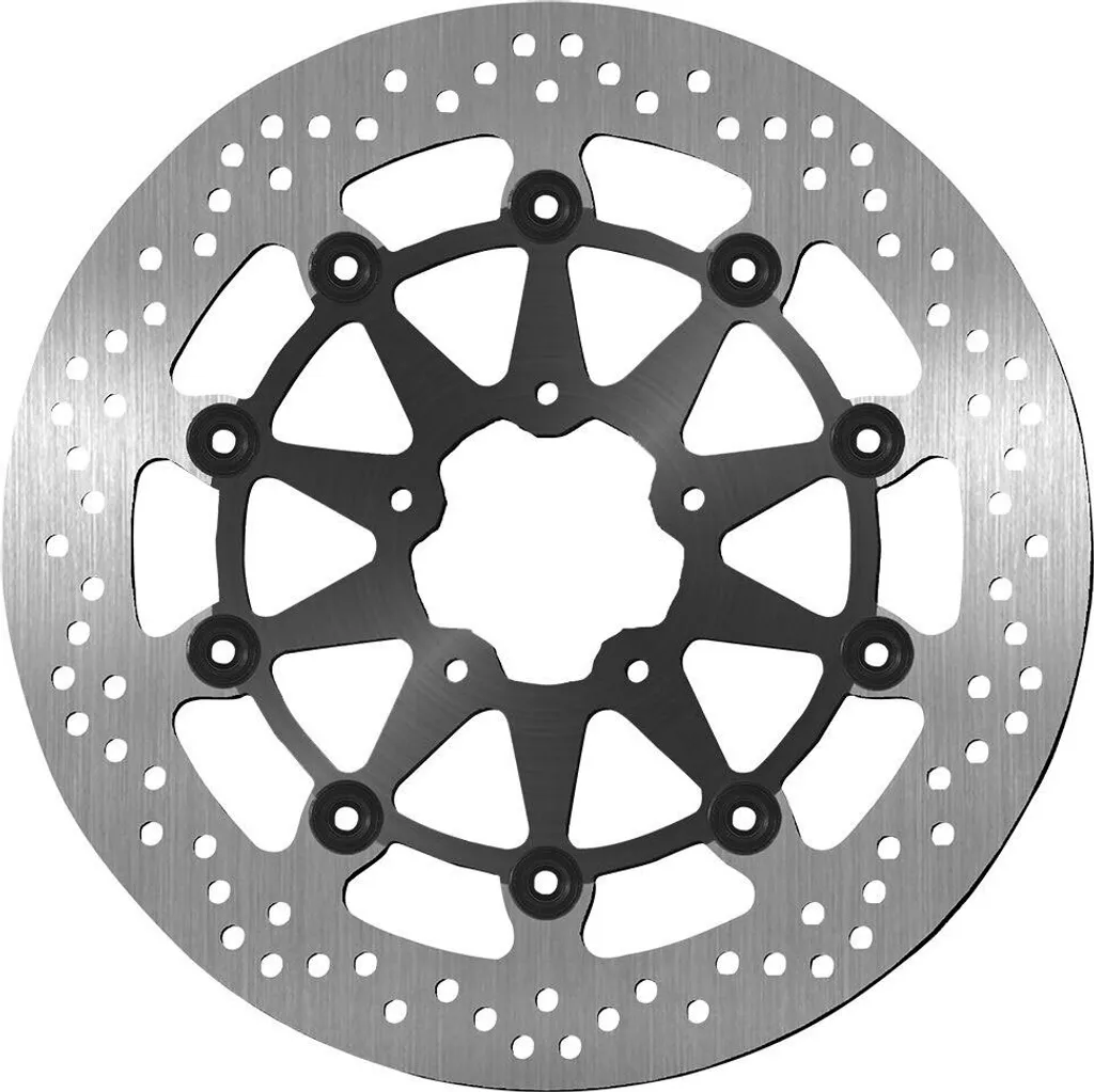 Disque de frein flottant Sbs Round 5093 Argent idéal pour la rénovation