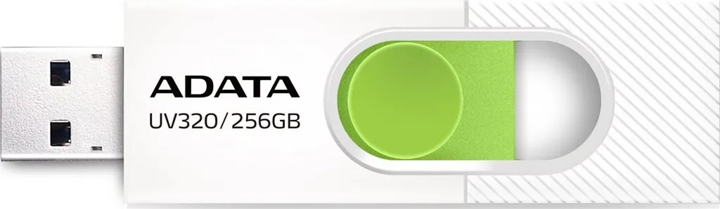 ADATA UV320 Clé USB 3.2 Rétractable 256 Go - Transfert Ultra Rapide Blanc - 2