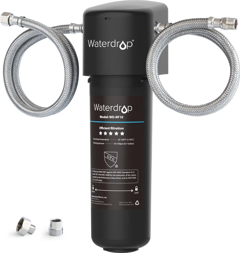 Waterdrop 10UA Système de Filtration d'Eau Sous Évier - Capacité 30k L