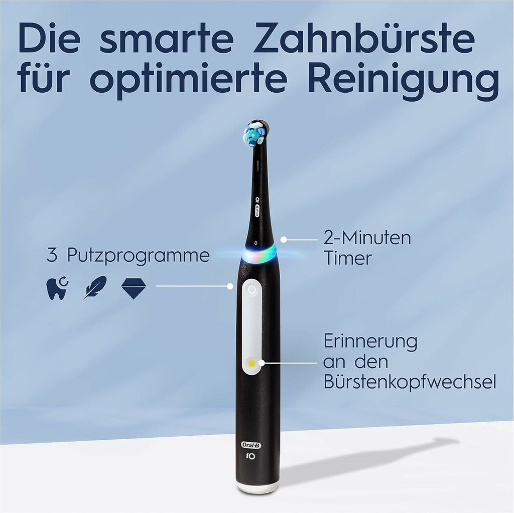 Oral-B iO Series 3 Matt Black mit Reiseetuie, Elektrische Produktbild 5